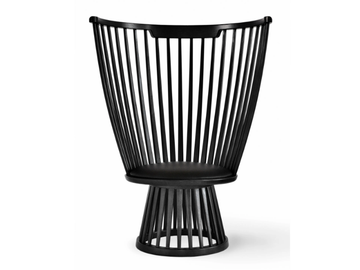 FAN - Wooden easy chair with high-back by Tom Dixon - view 2